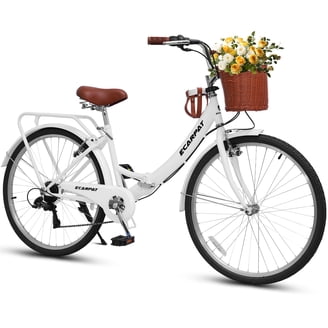 Hybrid Bike, 700c City Commute Cruiser Bike with 7 Speed