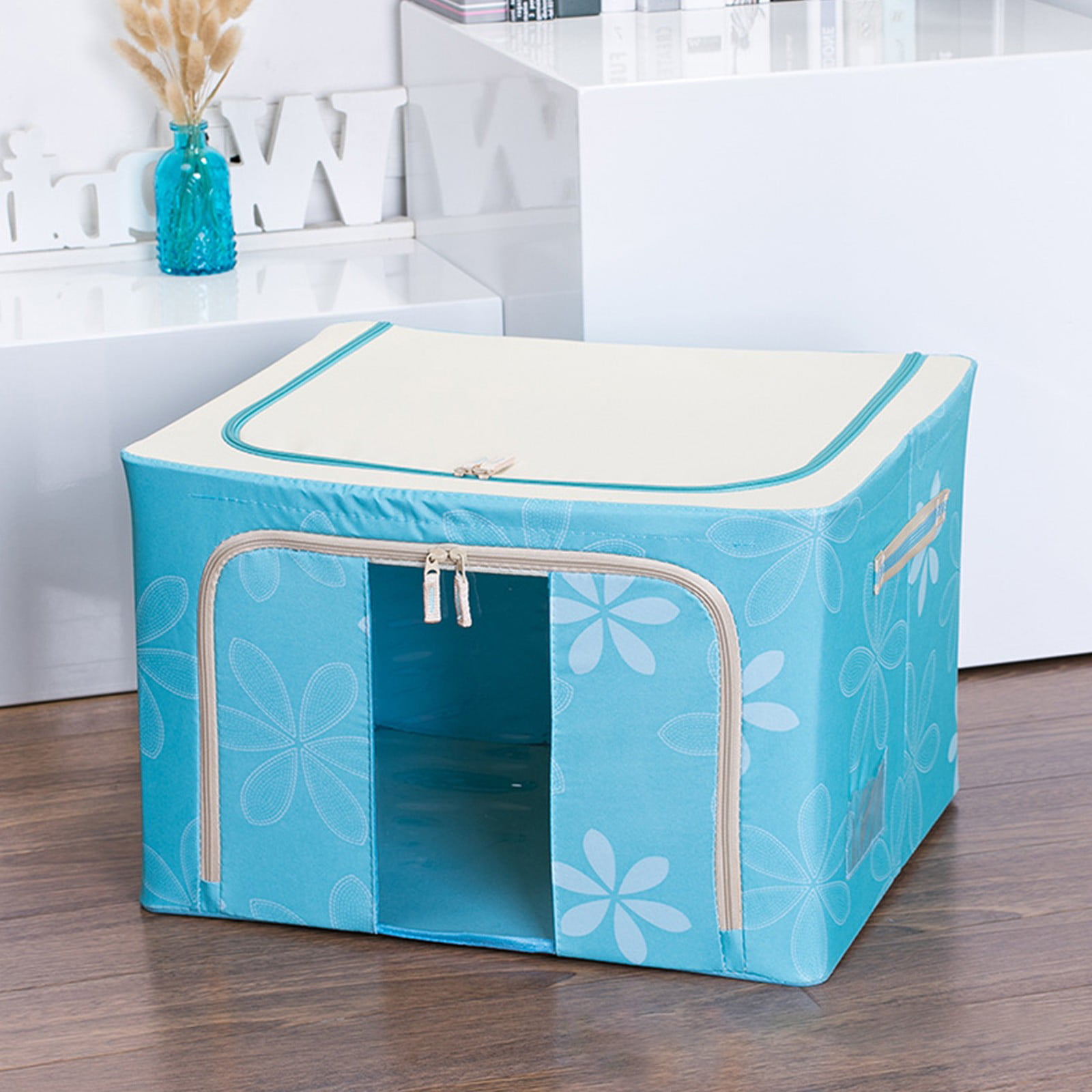 Details about   Large Capacity Clothes Storage Bag Oxford Fabric Storage Bins Boxes with Zipper 