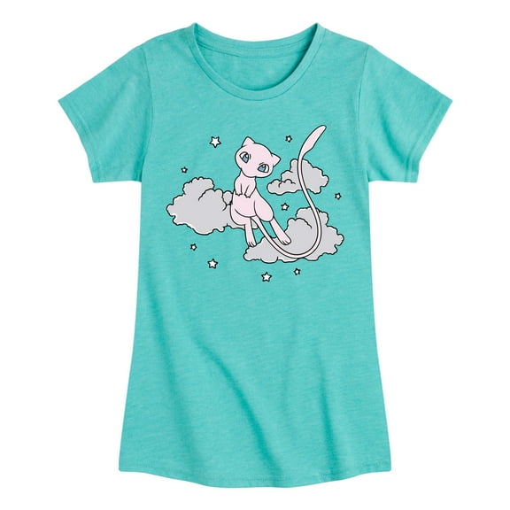 Pokémon - Daily Sketch Mew - Girls Fitted Short Sleeve Graphic T-Shirt
