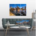 thumbnail image 1 of Design Art - Boston Skyline at Dusk, 1 of 1