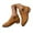 Brown, variant on Oyedens Dress Boots for Women Ladies Fashion Suede Pointed Toe Block Low Heels Short Ankle Booties
