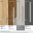 thumbnail image 4 of Amerock Bar Pulls 3-3/4 inch (96mm) Center-to-Center Satin Nickel Cabinet Pull - 10 Pack, 4 of 8