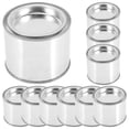 thumbnail image 4 of 10 Pcs Boîte de Rangement en Fer Ronde Pratique Conteneur d'Encre Durable (0.1L), 4 of 7