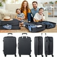 thumbnail image 3 of YouYeap Luggage 3 Piece Set Suitcase Spinner Hardshell Lightweight TSA Lock (3 piece set(20in24in28in)), 3 of 8
