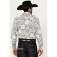 thumbnail image 4 of Men's Cowboy Hardware Bandana Print Long Sleeve Pearl Snap Western Shirt - 125544-010, 4 of 4