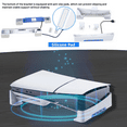 thumbnail image 2 of Soporte horizontal para consolas PS5 Slim y PS5 Pro, base para accesorios PS5 Slim/Pro con 4 puertos USB, soporte lateral de diseño compacto compatible con PS5 Slim, Pro Disc y Digital Edition, 2 of 7
