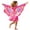 Pink, variant on Grblisyd Girls' Butterfly Swim Cover Up Hooded Terry Zip-Up Bathing Towel Suit Wrap with Pockets for Kids 10-12 Y