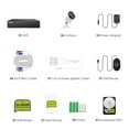 thumbnail image 2 of SANNCE CCTV Security Camera System 2MP 100ft Colour Night Vision, 8CH Digital Video Recorder DVR, HDD 2TB, 4PCS Surveillance Bullet Cameras Outdoor IP66, Motion Detection, Easy DIY, Security Kit, 2 of 8