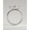 thumbnail image 5 of CAPRICARATS 3.30Ct Pear & Radiant Cut Moissanite Toi et Moi Engagement Ring, 18K White Gold, 5 of 5