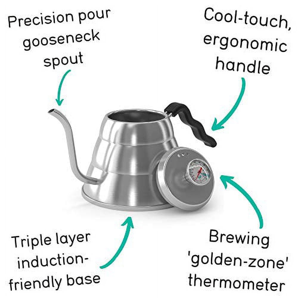 The Pour-Over Kettle engineered in medical-grade stainless steel - Coffee  Gator 