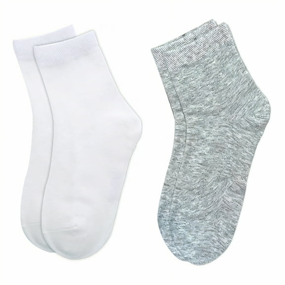 TELOLY 20Pairs Kids Socks,7-9 Years Old Baby Girl Socks,Mid-Calf Length Toddler Socks 2T-3T,Combination1