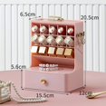 thumbnail image 2 of Makeup Organizer Drawer with Large Space, Easy to Storage, Top Groove Design, Dustproof Drawers, Slant In Design, Space Saving for Jewelry, Lipstick and Cosmetics, 2 of 5
