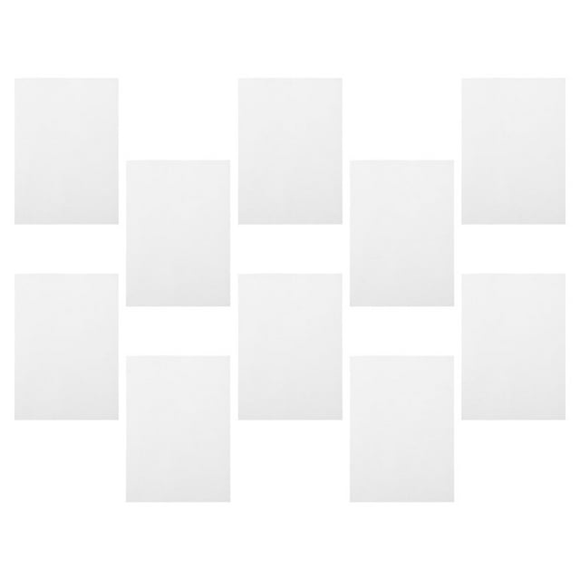 Minkissy 10Pcs Printable Patterns Water Soluble Embroidery Stabilizer Adhesive Non Woven Fabrics for Artists