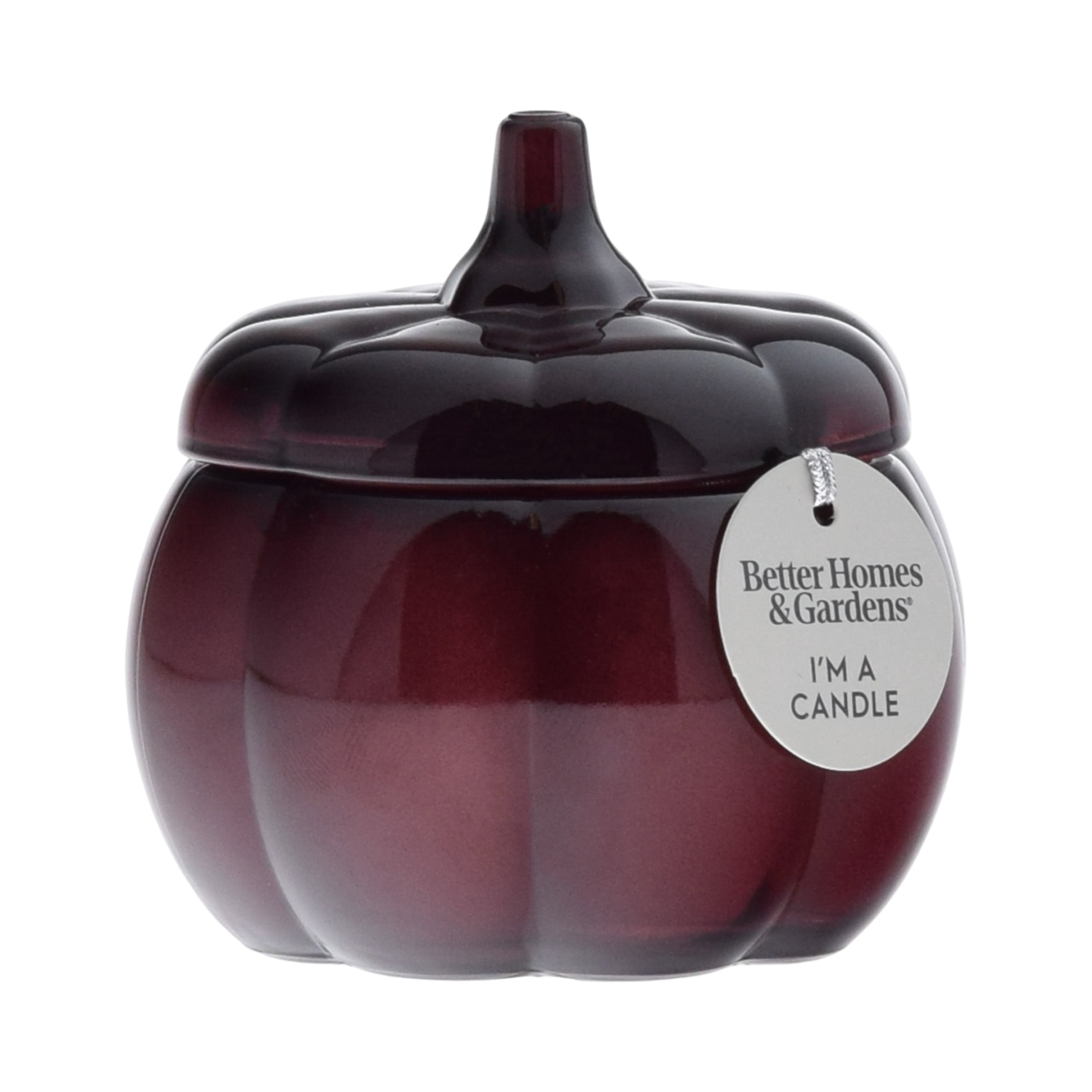 Better Homes and Gardens 1-Wick Pumpkin Jar Candle, Spicy Cinnamon Stick, 5 oz