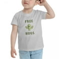thumbnail image 3 of Free Hugs Cactus Cute Toddler T-Shirts for Boys Girls (Gray, Youth L), 3 of 5