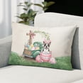 thumbnail image 2 of Easter Egg Boston Terrier Bunny Ear Welcome Spring Truck Pillowcase Double Sided Gentleman Dog Lover Gifts Pillow Case Covers - 12002, 2 of 3