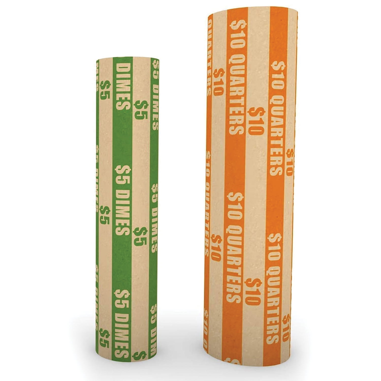 Nadex Coins NCS8-1046 1,000 Flat Standard Striped Coin Roll Wrappers for U.S. Coins