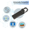 thumbnail image 4 of USB Flash Drive High-Speed Thumb Drive Waterproof Memory Stick Metal USB 2.0 Drive Data Storage with Keychain Design for Data Backup and Transfer for PC/Laptop, 4 of 9