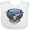 AA-White, variant on Inktastic America with Eagle Shield and Banner Boys or Girls Baby Bib