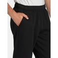 Athletic Works Men's Open Leg Fleece Pants, Sizes S4XL