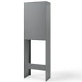 thumbnail image 5 of Pemberly Row Modern Wood Spacesaver Cabinet in Vintage Gray/Black, 5 of 12