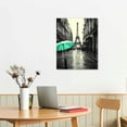 thumbnail image 2 of COMIO Paris Decorative Wall Bedroom Art Canvas Printmaking Bedroom Picture Black and White Modern Canvas Wall Art Painting Giclee European Architecture Living Room Picture Wall Decoration, 2 of 4