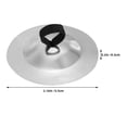 thumbnail image 2 of FESTFENDS 4Pair Plated Silver Brass Finger Cymbals Lightweight Musical Instrument for Dance and Party Use, 2 of 8
