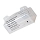 thumbnail image 1 of Cubierta de pañuelos Monstrate Transparente Visible Botón a presión Caja de servilletas de escritorio Blanco, 1 of 6