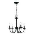 thumbnail image 6 of 9015 ROB Trans Globe Lighting New Century - Five Light Chandelier-Rubbed Oil Bronze Finish, 6 of 7