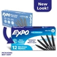 thumbnail image 7 of EXPO Vis-a-Vis Wet-Erase Markers,  Ultra Fine Tip, Black, Box of 12, 7 of 7