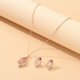 thumbnail image 3 of Conjunto de aretes de collar de diamantes de joyería de moda para damas Wmkox8yi sjalhkljlk1327, 3 of 9