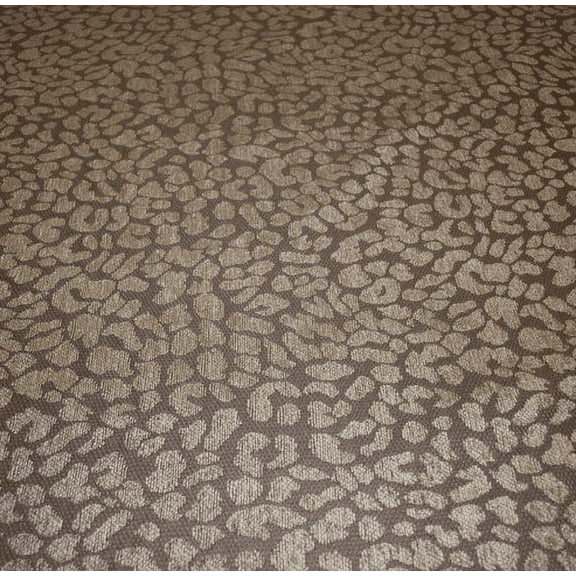 Apple Green Chenille Jacquard Leopard Spots Animal Print Upholstery Fabric By The Yard