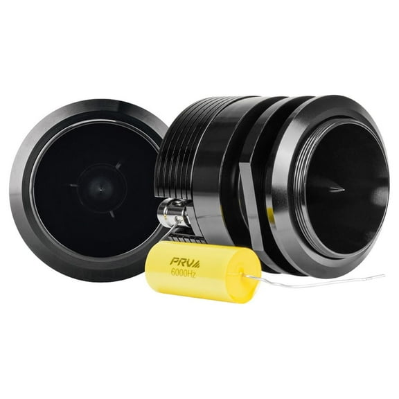 PRV AUDIO 2X TW400Ti-Nd-4 v2 Bullet Super Tweeter 1" Exit Neodymium 120 Watts Max Power 4 Ohm 1 Inch Voice Coil - New Version More Compact and Improved Design for Pro Audio (2 Tweeters)