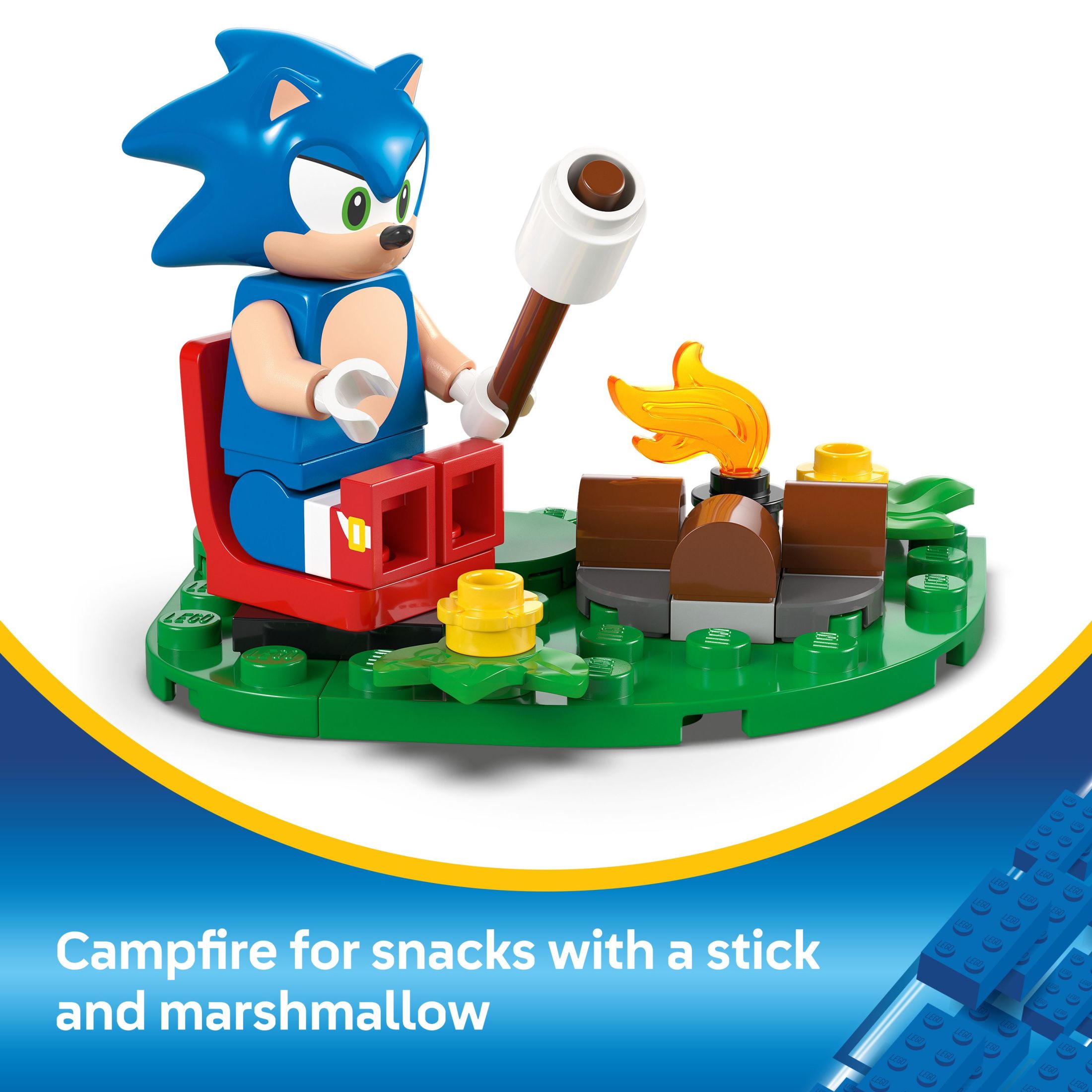 LEGO Sonic the Hedgehog: Enfrentamiento en la Fogata de Sonic - Juguete de Construcción para Niños, Niñas y Niños, Mayores de 7 Años - Set de Juego de Imaginación con Lanzador de Esfera de Velocidad - 4 Personajes de Sonic - Idea de Regalo para Cumpleaños - 77001 6