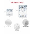 thumbnail image 7 of Navy Blue Eucalyptus Kitchen Dish Towels for Drying Dishes Set of 4, Watercolor Spring Weeping Botanical Waffle Weave Microfiber Hand Tea Bathroom Towels Quick Dry & Absorbent Towel 12x12, 7 of 7