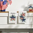 thumbnail image 3 of Blue America Stars Eucalyptus Patriotic 4th of July Kitchen Towels Dish Towels, 18x26 Inch Seasonal Summer Decoration Hand Towels Set of 2, 3 of 6