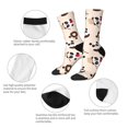 thumbnail image 4 of Fotbe Panda Ice Creams Donuts Calcetas Largas con Estampado para Hombre y Mujer – Calcetas de Compresión Transpirables y Elásticas, Viajar y Uso Diario Talla 5-11, 4 of 6