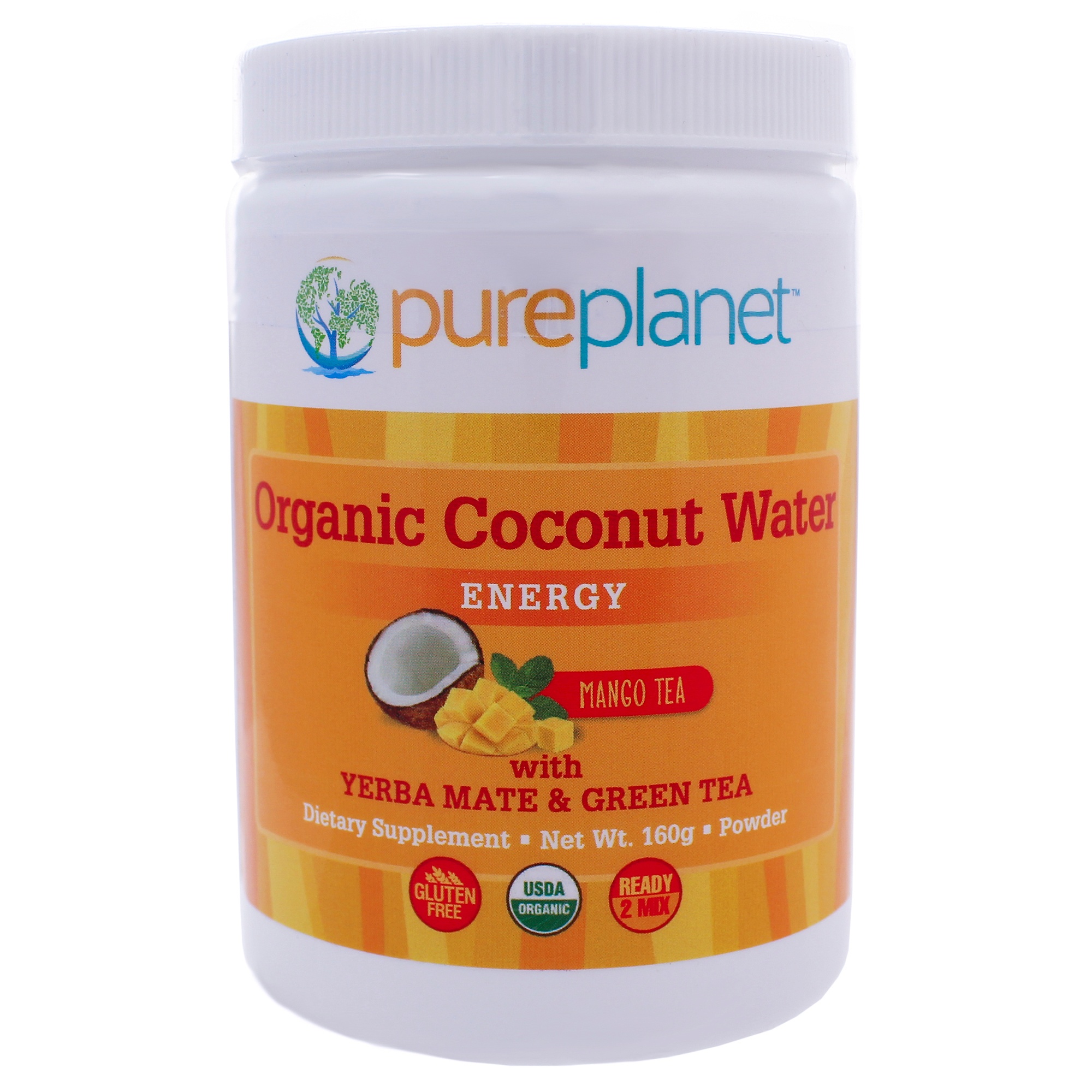 Pure Organic Coconut Water Energy Mango Tea 160 grams