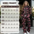 thumbnail image 6 of SCRAWLGOD Valentine's Day Decor Heart Butterfly Spot Print Pink Black Women 2 Piece Outfits Fall Sweatsuits Turtleneck Sweatshirt Wide Leg Sweatpants Lounge Sets Comfy Fashion Pullover Tracksuit, S, 6 of 7