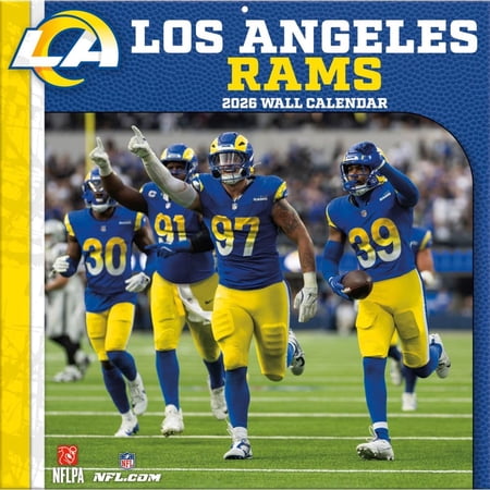Turner Licensing NFL Los Angeles Rams 2026 Wall Calendar
