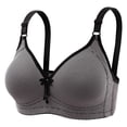 thumbnail image 4 of AJGRHE Women Molded Cup Bra Seamless Sports Bra Comfortable Breathable Supportive Thin Back Design for 38 Black, 4 of 4