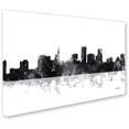 thumbnail image 2 of Trademark Fine Art "St Paul Minnesota Skyline BG-1" Canvas Art by Marlene Watson, 2 of 3