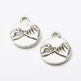 thumbnail image 4 of 50 piezas de bisutería de aleación de zinc con colgante de gancho para el meñique, collar con diseño de meñique Plata antigua, 4 of 8