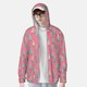thumbnail image 2 of Fotbe Pastel Christmas Trees on Pink Chaqueta con Protección Solar UPF 50+ para Hombre y Mujer, Camisa con Capucha y Bolsillos-Medium, 2 of 7