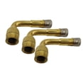 thumbnail image 1 of Válvula De Extensión De Curva Adaptador De Válvula De Extensión De Neumático De Cobre Práctica Extensión De Vástago De Neumático Compatible Para Xiaomi M365 Scooter Eléctrico 3 Uds 90 Grados Moyic OD006408-00, 1 of 7