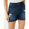 thumbnail image 4 of Sofia Jeans Women's Leona Curvy Midi High Rise Shorts, 4 of 6