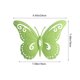 thumbnail image 3 of Adornos de pared de mariposas de hierro – Adornos de jardín pintados a mano para vallas, patios, terrazas y decoración exterior – Acentos de arte de metal resistentes a la intemperie para am, 3 of 6