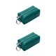 thumbnail image 4 of Cartera de mujer de cuero suave Sonducket para tarjetas de crédito llavero color Verde oscuro, 4 of 6