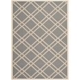 thumbnail image 1 of Safavieh Courtyard Anthracite Indoor Outdoor Rug - 4' x 5'7", 1 of 5
