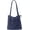 Grey, variant on Corduroy Tote Bag for Women Girl with Front Pocket and Zipper
